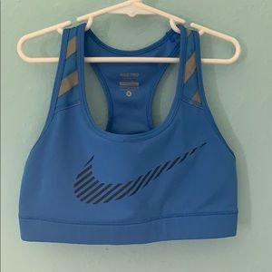 Nike Dri Fit Size Small Blue & Gray  Sports Bra